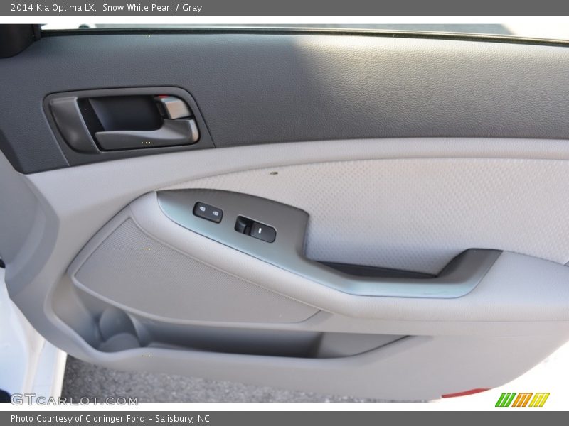 Snow White Pearl / Gray 2014 Kia Optima LX
