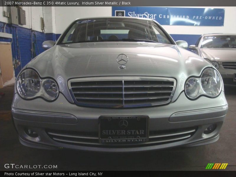 Iridium Silver Metallic / Black 2007 Mercedes-Benz C 350 4Matic Luxury
