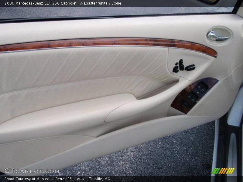 Alabaster White / Stone 2006 Mercedes-Benz CLK 350 Cabriolet