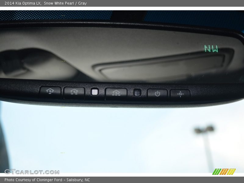 Snow White Pearl / Gray 2014 Kia Optima LX