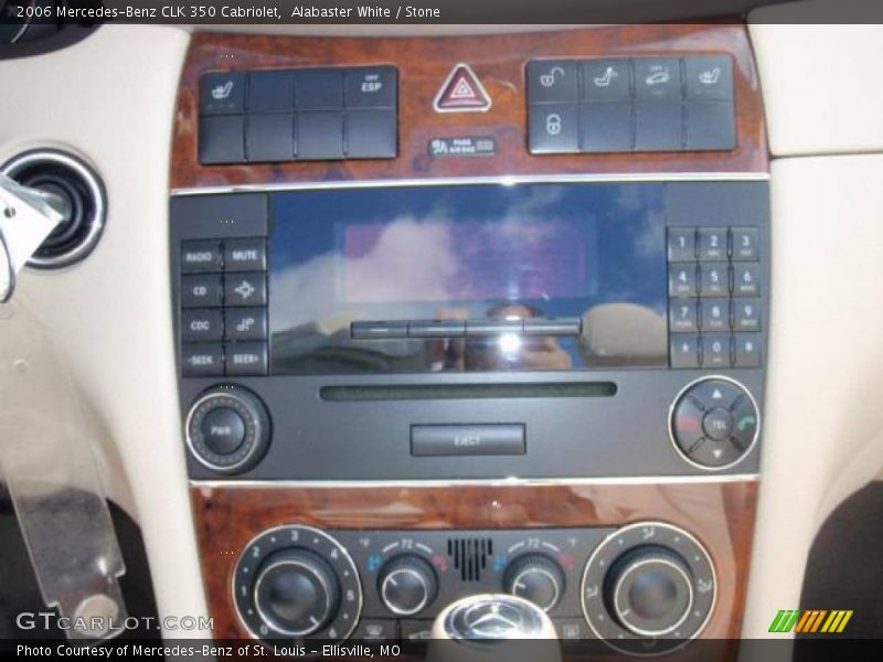 Alabaster White / Stone 2006 Mercedes-Benz CLK 350 Cabriolet