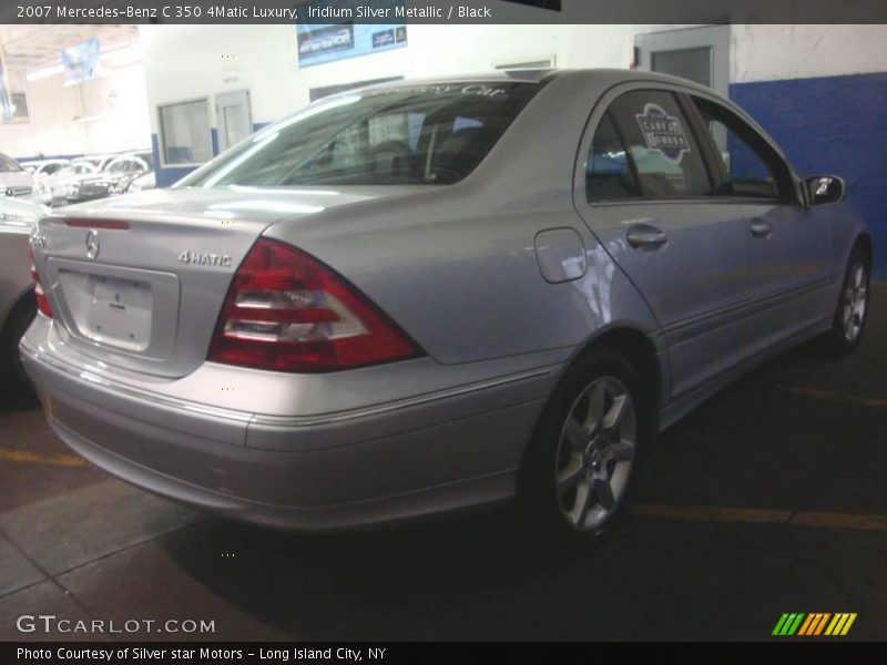 Iridium Silver Metallic / Black 2007 Mercedes-Benz C 350 4Matic Luxury