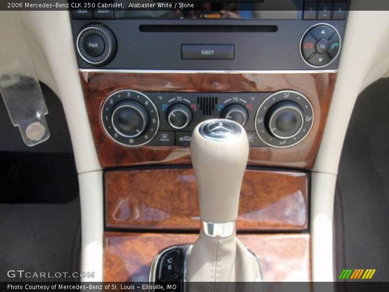 Alabaster White / Stone 2006 Mercedes-Benz CLK 350 Cabriolet