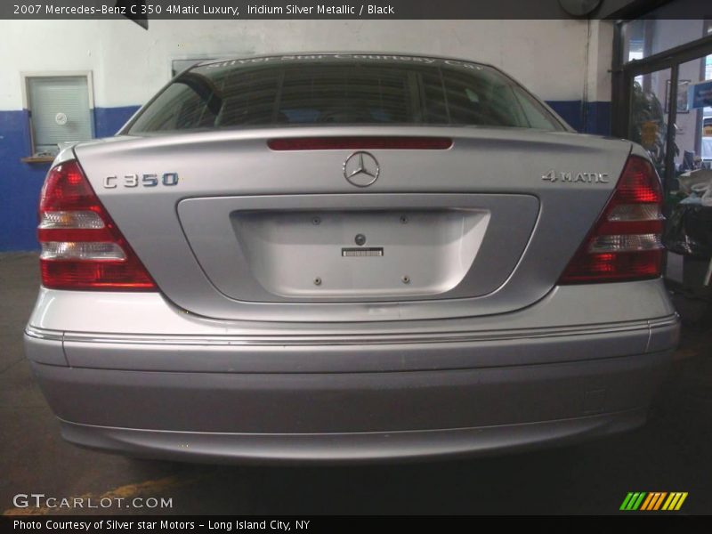 Iridium Silver Metallic / Black 2007 Mercedes-Benz C 350 4Matic Luxury