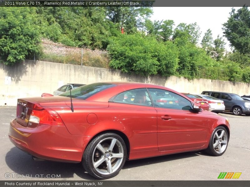 Flamenco Red Metallic / Cranberry Leather/Off Black 2011 Volvo C70 T5