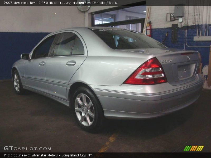 Iridium Silver Metallic / Black 2007 Mercedes-Benz C 350 4Matic Luxury