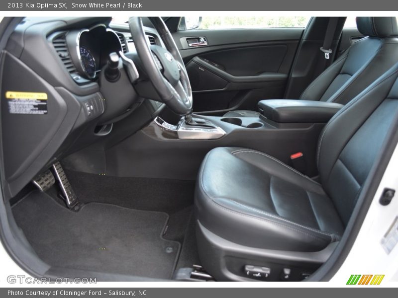 Snow White Pearl / Black 2013 Kia Optima SX