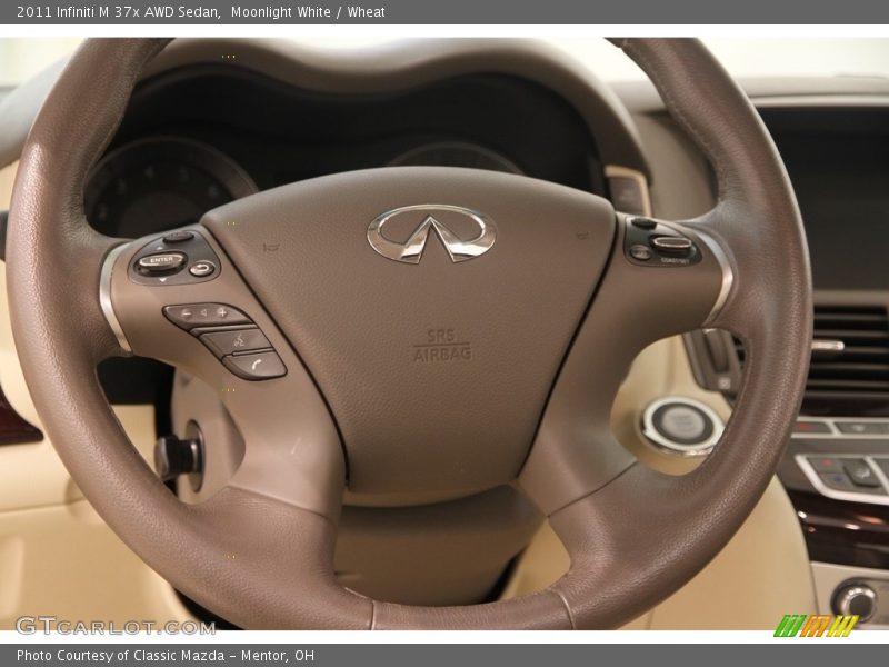 Moonlight White / Wheat 2011 Infiniti M 37x AWD Sedan