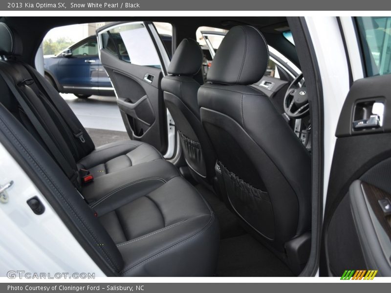 Snow White Pearl / Black 2013 Kia Optima SX