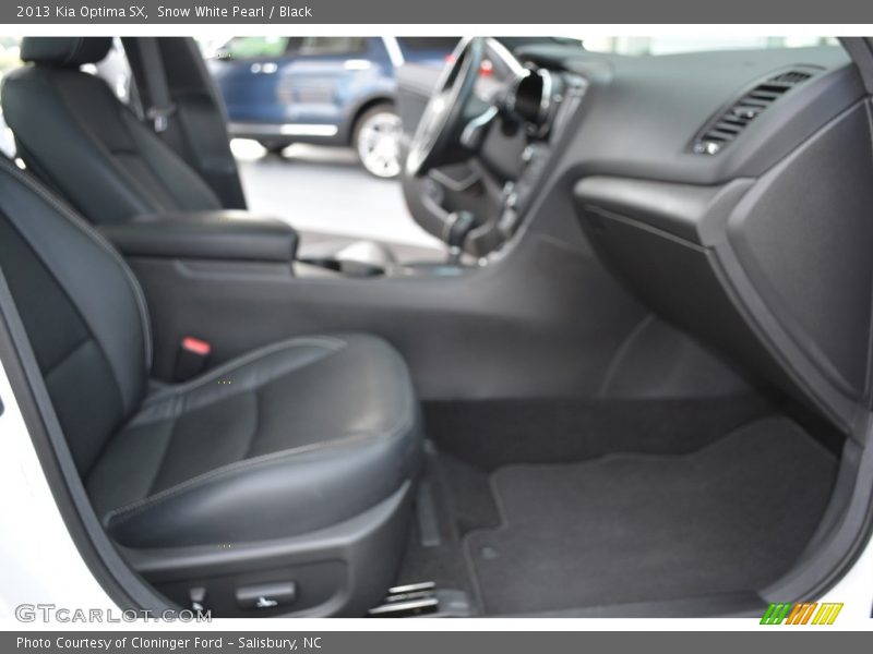 Snow White Pearl / Black 2013 Kia Optima SX