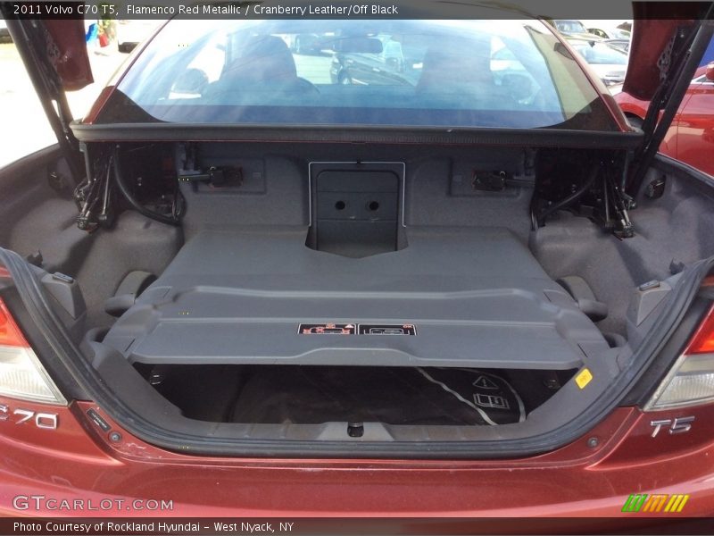 Flamenco Red Metallic / Cranberry Leather/Off Black 2011 Volvo C70 T5