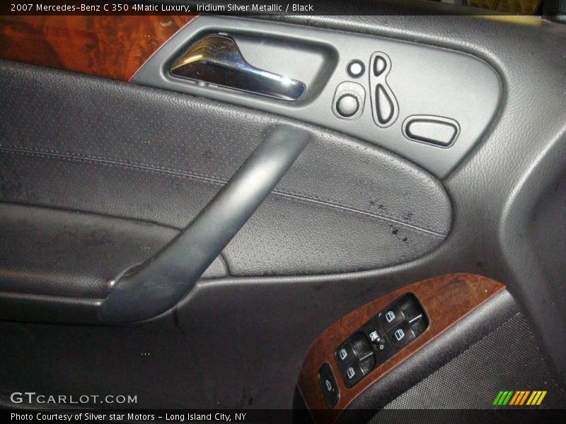 Iridium Silver Metallic / Black 2007 Mercedes-Benz C 350 4Matic Luxury