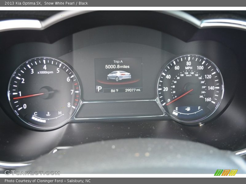 Snow White Pearl / Black 2013 Kia Optima SX