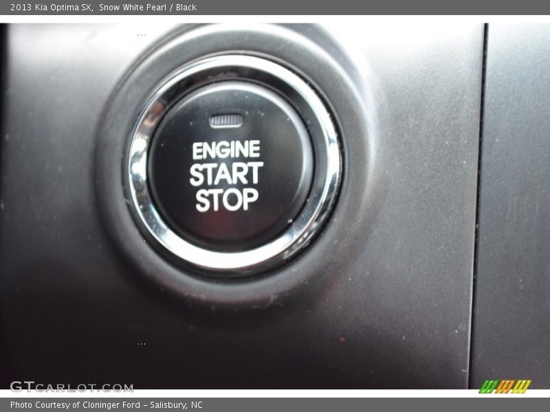 Snow White Pearl / Black 2013 Kia Optima SX