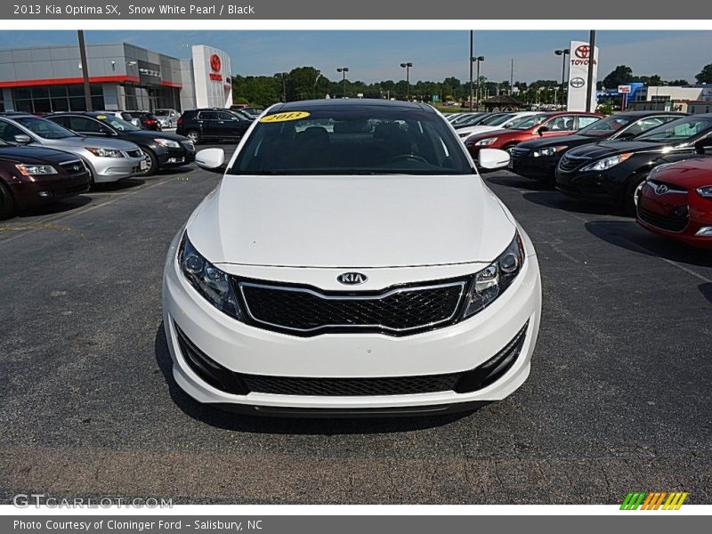 Snow White Pearl / Black 2013 Kia Optima SX