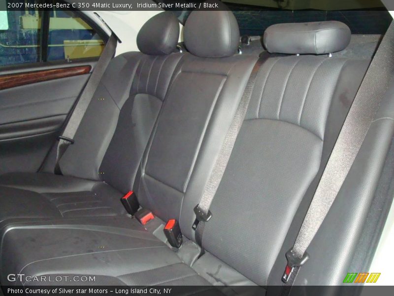 Iridium Silver Metallic / Black 2007 Mercedes-Benz C 350 4Matic Luxury