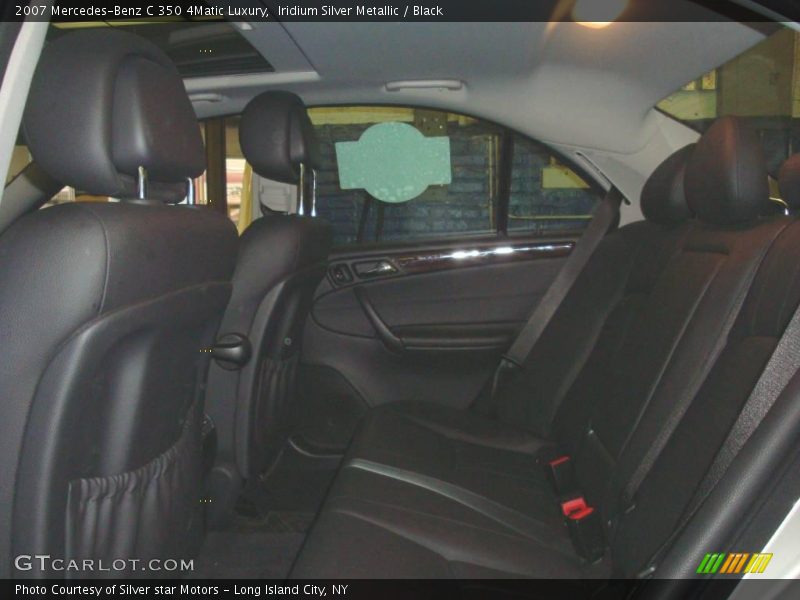 Iridium Silver Metallic / Black 2007 Mercedes-Benz C 350 4Matic Luxury