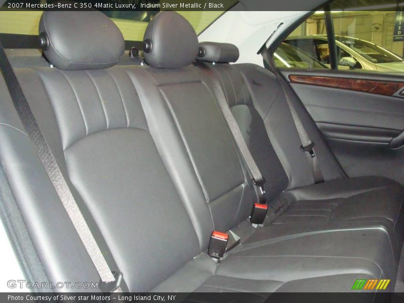 Iridium Silver Metallic / Black 2007 Mercedes-Benz C 350 4Matic Luxury