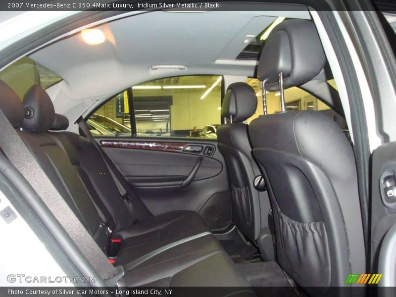 Iridium Silver Metallic / Black 2007 Mercedes-Benz C 350 4Matic Luxury