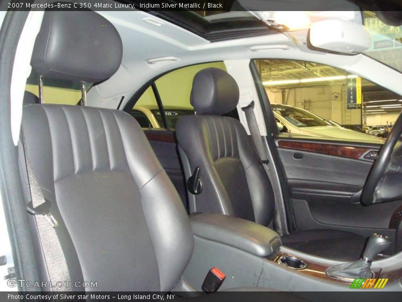 Iridium Silver Metallic / Black 2007 Mercedes-Benz C 350 4Matic Luxury