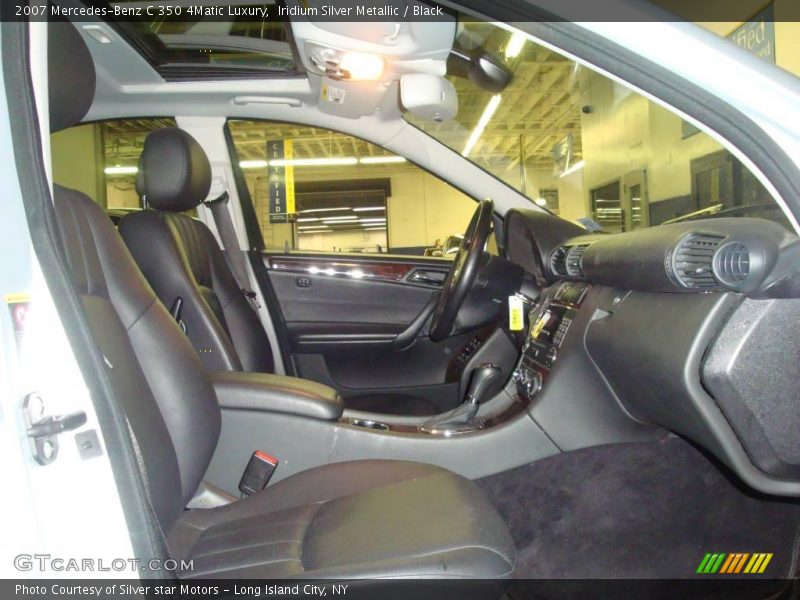 Iridium Silver Metallic / Black 2007 Mercedes-Benz C 350 4Matic Luxury