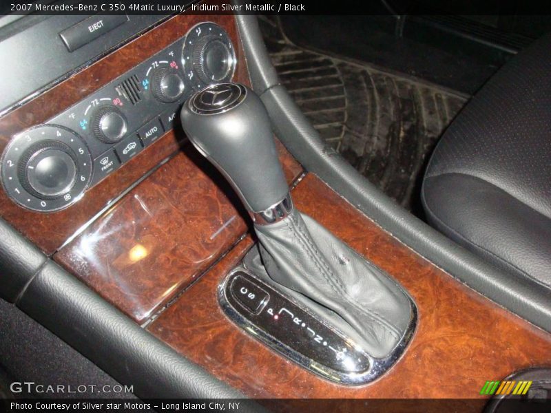 Iridium Silver Metallic / Black 2007 Mercedes-Benz C 350 4Matic Luxury