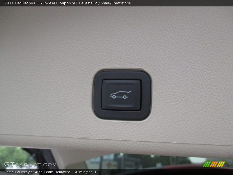 Sapphire Blue Metallic / Shale/Brownstone 2014 Cadillac SRX Luxury AWD