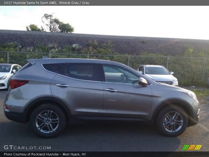 Mineral Gray / Gray 2017 Hyundai Santa Fe Sport AWD