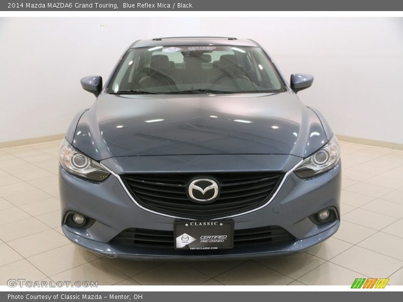 Blue Reflex Mica / Black 2014 Mazda MAZDA6 Grand Touring