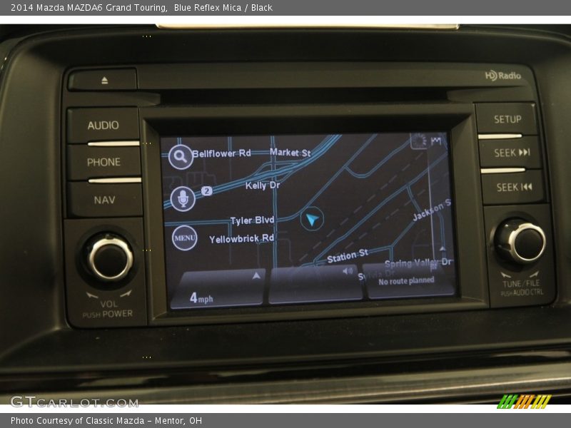 Blue Reflex Mica / Black 2014 Mazda MAZDA6 Grand Touring