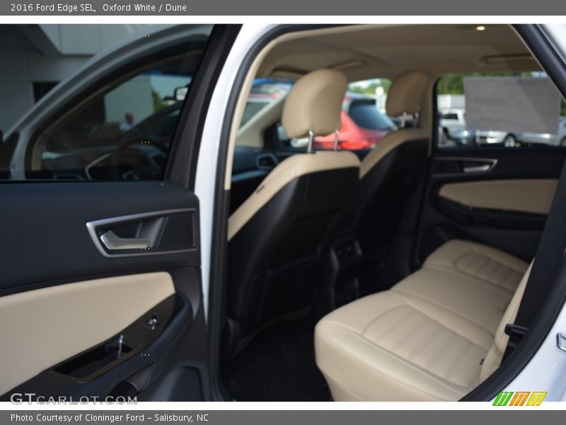 Oxford White / Dune 2016 Ford Edge SEL