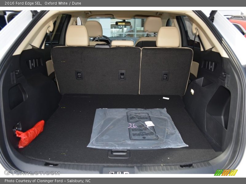 Oxford White / Dune 2016 Ford Edge SEL