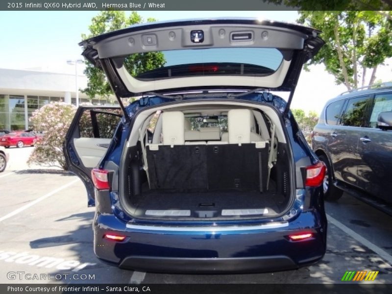 Hermosa Blue / Wheat 2015 Infiniti QX60 Hybrid AWD