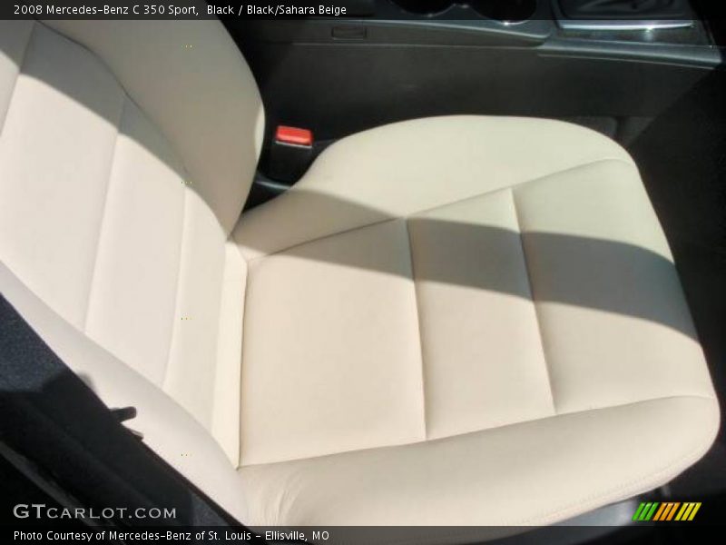 Black / Black/Sahara Beige 2008 Mercedes-Benz C 350 Sport