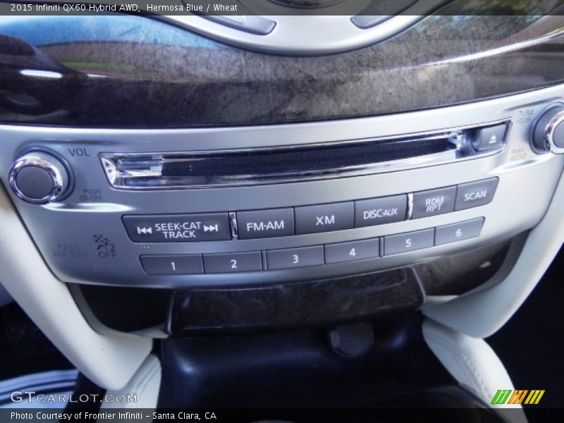 Hermosa Blue / Wheat 2015 Infiniti QX60 Hybrid AWD