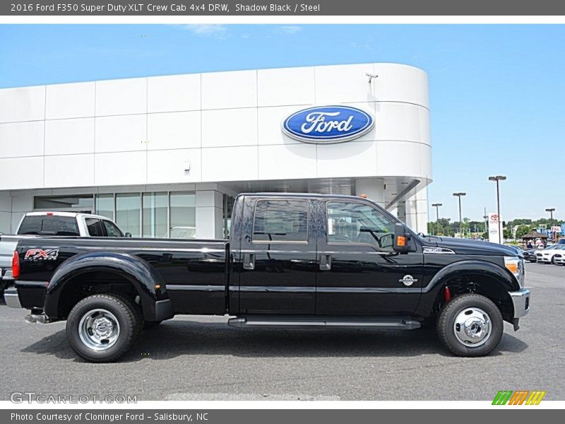 Shadow Black / Steel 2016 Ford F350 Super Duty XLT Crew Cab 4x4 DRW