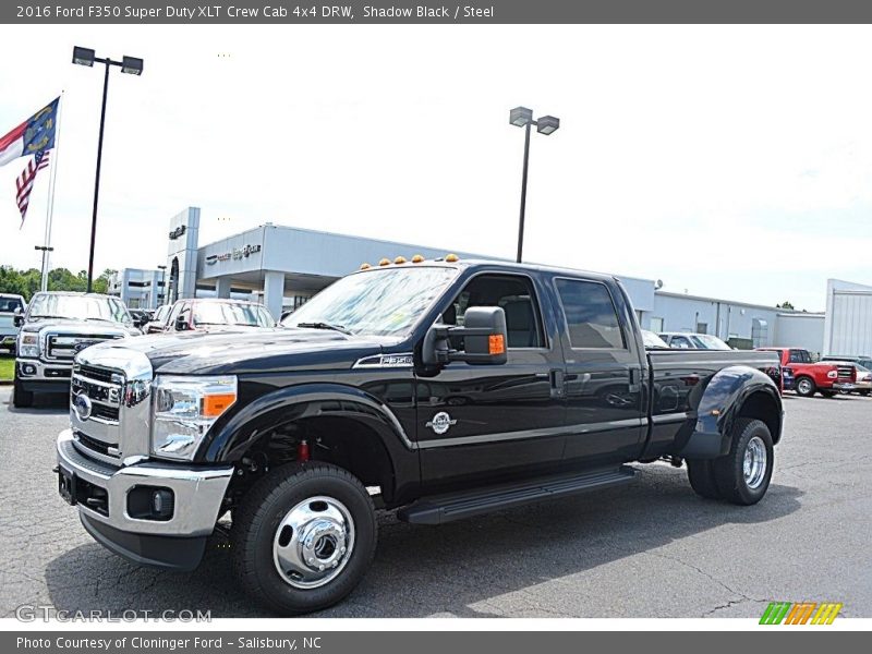 Shadow Black / Steel 2016 Ford F350 Super Duty XLT Crew Cab 4x4 DRW