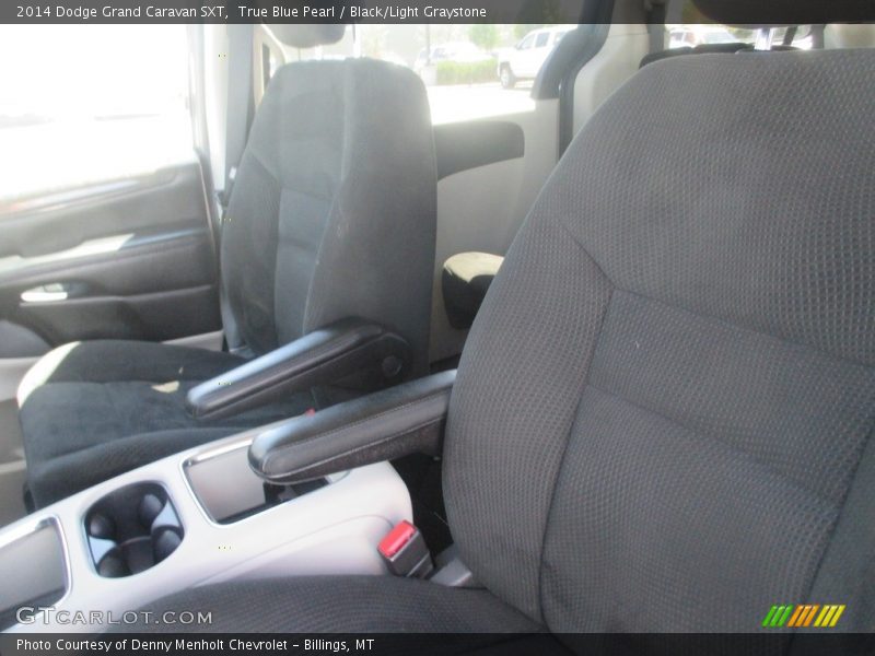 True Blue Pearl / Black/Light Graystone 2014 Dodge Grand Caravan SXT