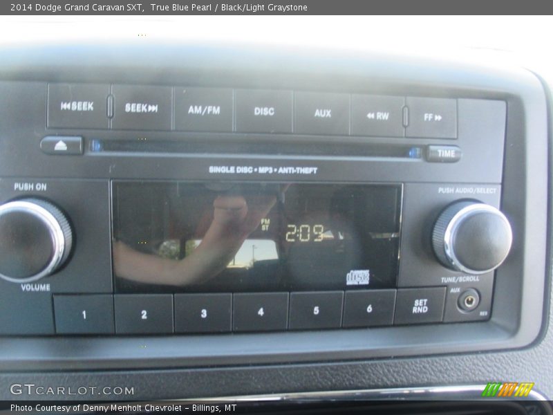 True Blue Pearl / Black/Light Graystone 2014 Dodge Grand Caravan SXT