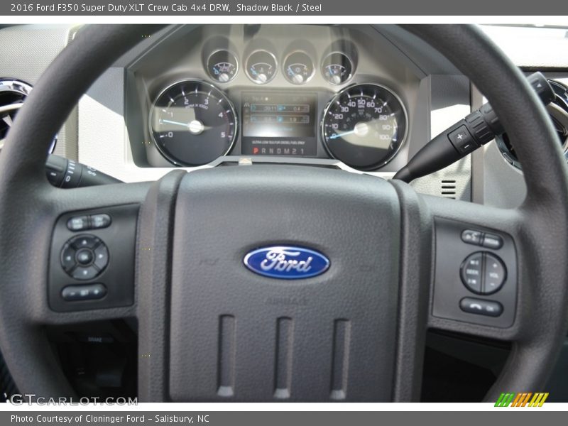 Shadow Black / Steel 2016 Ford F350 Super Duty XLT Crew Cab 4x4 DRW