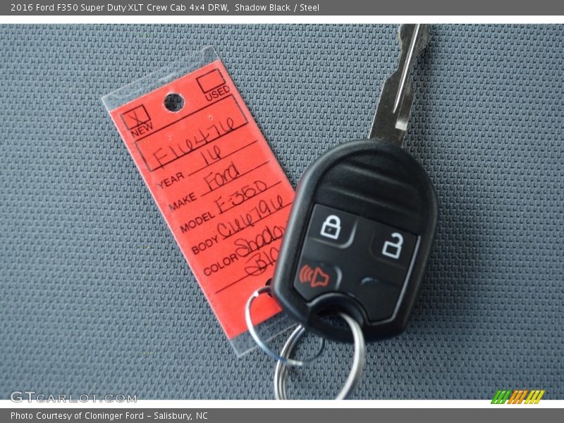 Shadow Black / Steel 2016 Ford F350 Super Duty XLT Crew Cab 4x4 DRW