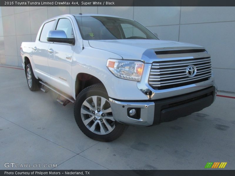 Super White / Black 2016 Toyota Tundra Limited CrewMax 4x4