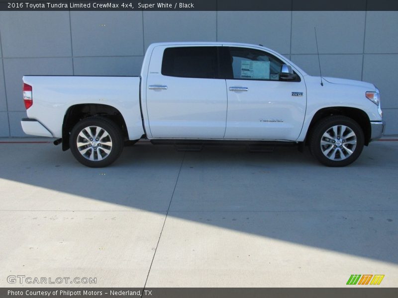 Super White / Black 2016 Toyota Tundra Limited CrewMax 4x4