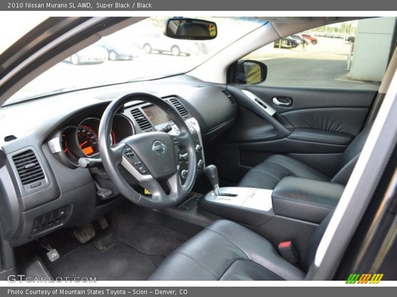Super Black / Black 2010 Nissan Murano SL AWD