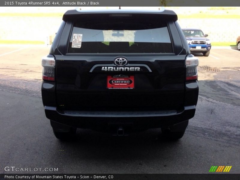 Attitude Black / Black 2015 Toyota 4Runner SR5 4x4