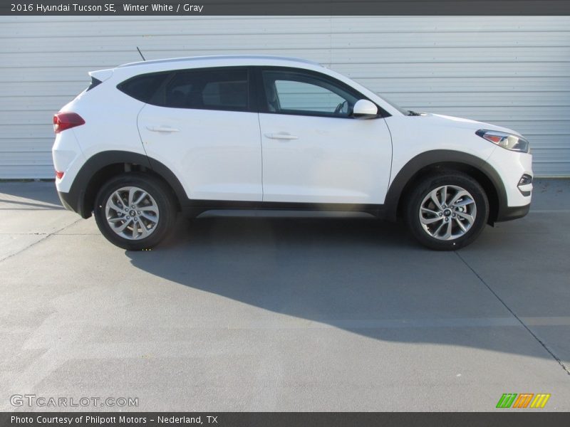 Winter White / Gray 2016 Hyundai Tucson SE