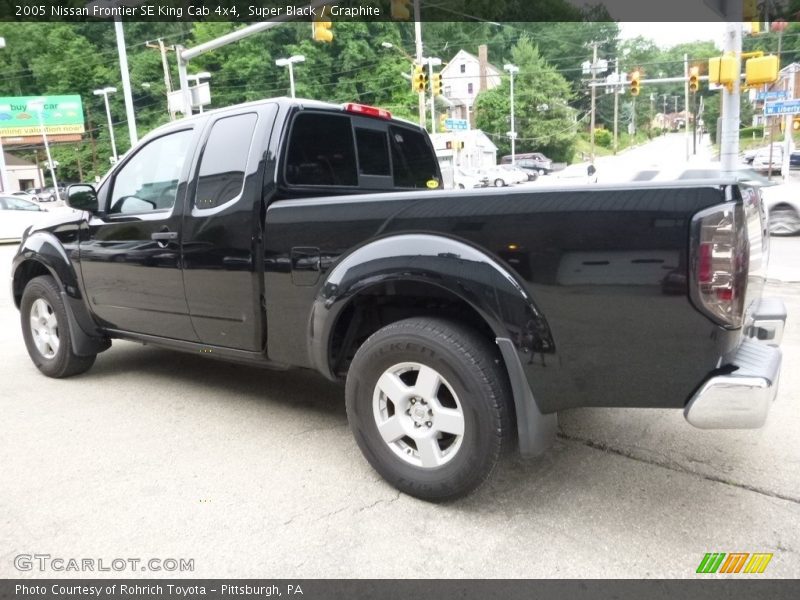 Super Black / Graphite 2005 Nissan Frontier SE King Cab 4x4