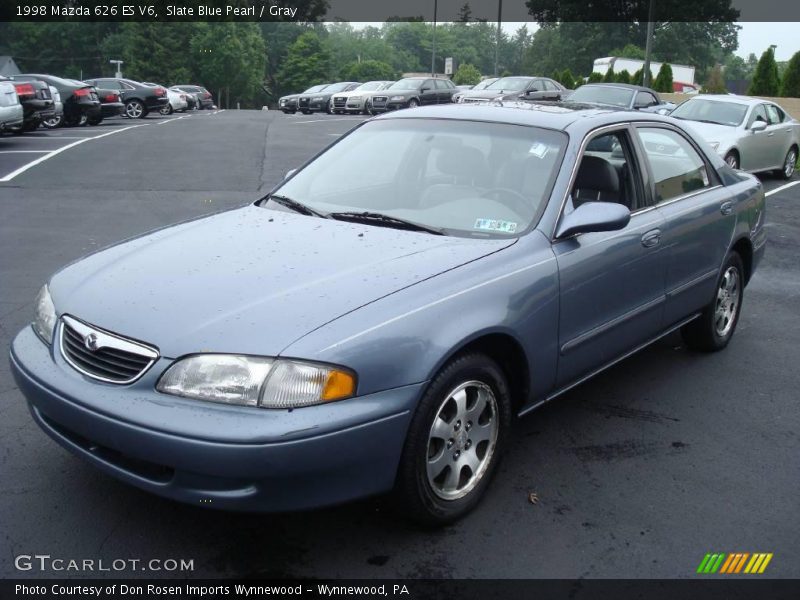Slate Blue Pearl / Gray 1998 Mazda 626 ES V6