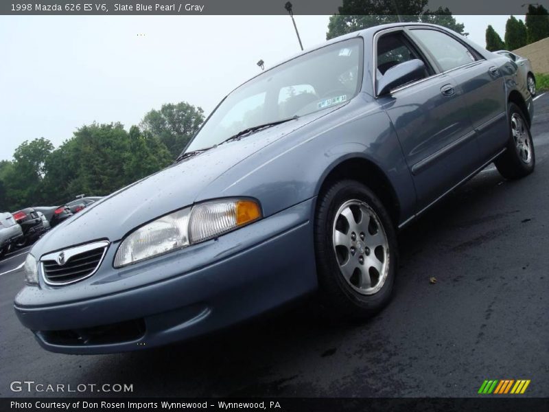 Slate Blue Pearl / Gray 1998 Mazda 626 ES V6