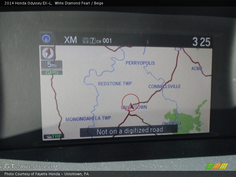 White Diamond Pearl / Beige 2014 Honda Odyssey EX-L